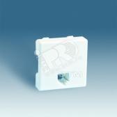 Розетка телефонная RJ-12, S27, графит - артикул 27481-38