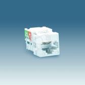 Коннектор RJ-45, кат.5, S27,73L,82,82N,82C,88, Systimax, белый - артикул 75542-30