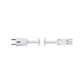 Simon Connect Кабель 2м 3x2,5мм, Schuko - разъём  Quick Connection "папа" 3 контакта, белый | CR1020-9 | Simon - артикул CR1020-9