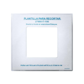Рамка-декор на 1 пост для 2700610-03., S27Pl, прозрачная - артикул 2700617-108
