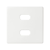 Simon 82 Накладка для коннектора 2*USB 2.0 типа А, "мама", S82, S82N, S82 Detail, белый | 8201090-030 | Simon - артикул 8201090-030