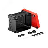 Распределительная коробка X10, IP 67, 191х151х126 мм, черная с красной крышкой (X10 SW-RO) - артикул X10 SW-RO