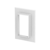 Настенная стыковая рамка кабельного канала Rapid 80 70x130 мм (алюминий,белый) (G-AWAG70130RW) | 6278850 | OBO Bettermann - артикул 6278850