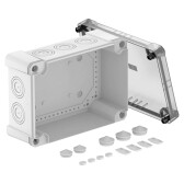 Распределительная коробка X25, IP 67, 286х202х126 мм, с прозрачной крышкой | 2005074 | OBO Bettermann - артикул 2005074