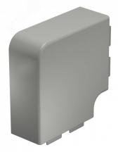 Крышка плоского угла кабельного канала WDK 60x130 мм (ПВХ, серый) (WDK HF60130GR) - артикул WDK HF60130GR