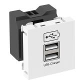 Зарядное устройство USB тип А (1,2 А / 2 х 0,6 А, черный) (MTG-2UC2.1 SWGR1) - артикул MTG-2UC2.1 SWGR1