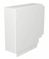 Крышка плоского угла кабельного канала WDK 80x210 мм (ПВХ, светло-серый) (WDK HF80210LGR) - артикул WDK HF80210LGR