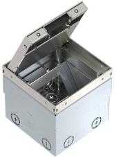 Лючок UDHome2 пустой (без выемки под н/п) сталь нерж. 140х140х110 мм (UDHOME2 GV) - артикул UDHOME2 GV