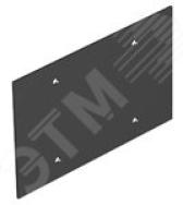 Крышка глухая для напольного бокса Telitank 142x88 мм (ПВХ,черный) (T12L P02S 9011) - артикул T12L P02S 9011