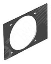 Крышка для напольного бокса Telitank для устройства CEE 110x77 мм (ПВХ,черный) (T4B P5S 9011) - артикул T4B P5S 9011