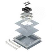 Кассетная рамка RKSN2 (ном.размер 4) комплект (RKSN2 4 KSD V20) - артикул RKSN2 4 KSD V20