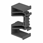 Крышка внутреннего угла кабельного канала WDK 20x20 мм (ПВХ,серый) (WDK HI20020GR) | 6158226 | OBO Bettermann - OBO Bettermann, артикул 6158226
