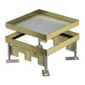 Кассетная рамка RKN2 ном.размер 9 243x243 мм (латунь) (RKN2 9 MS 20) | 7409022 | OBO Bettermann - артикул 7409022
