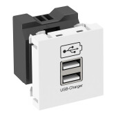 Зарядное устройство USB тип А(1,2 А / 2x0,6 А, белый) - артикул 6105300