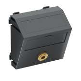 Мультимедийная рамка Audio-Klinke Modul45 (черный) (MTS-MK L SWGR1) | 6104961 | OBO Bettermann - артикул 6104961