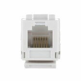 Механизм розетки компьютеhной RJ-45, кат.5е, UTP модуль (8 контакта) (100 шт) 1 кор.=600 шт. LK45  (упаковка DIY)| 856100-1 | Ecoplast - артикул 856100-1