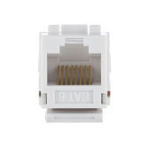 Механизм розетки компьютерной RJ-45, кат.6, UTP модуль (8 контакта) LK45 | 856300 | Ecoplast - артикул 856300