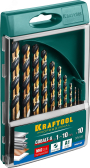Набор сверл по металлу HSS-Co(8%), сталь М42(S2-10-1-8) COBALT 10шт(1-10мм) - артикул 29656-H10