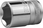 Торцовая головка "INDUSTRIE QUALITAT", Cr-V, FLANK, хромосатинированная, 1/2", 21 мм | 27805-21_z01 | Kraftool - артикул 27805-21_z01