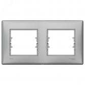 Sedna Рамка 2 поста алюминий IP44 new (SDN5810660) - артикул SDN5810660