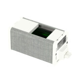 Unica System+ Блок пустой для VDI (45х45) БЕЛЫЙ/СЕРАЯ ТКАНЬ | INS44214 | Schneider Electric - артикул INS44214