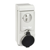 НАСТЕННАЯ РОЗЕТКА UNIKA С ДЕРЖ ПРЕДОХР 32A 3P-E 480-500 IP44 | 83148 | Schneider Electric - артикул 83148