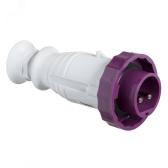 Вилка кабельная винтовые зажимы 16A 2P 20 - 25V IP67 - артикул 82351