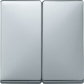 MERTEN КЛАВИША Х2, АЛЮМИНИЙ, SD | MTN412560 | Schneider Electric - артикул MTN412560