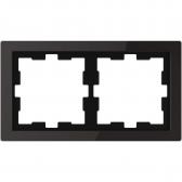 Рамка двухпостовая D-Life черный оникс SD (MTN4020-6503) - артикул MTN4020-6503