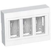 Коробка наружного монтажа 3x2 вертикальная рамка R9003 - артикул ALB44456N