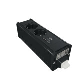 Unica System+ Блок 2хРозетка (2К+З) и 2хUSB типа A/C АНТРАЦИТ | INS44221 | Schneider Electric - артикул INS44221
