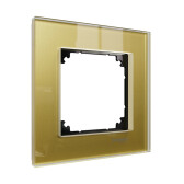MERTEN M-Elegance РАМКА стеклянная 1 пост, ЗОЛОТО, SM | MTN4010-3241 | Schneider Electric - Schneider Electric, артикул MTN4010-3241