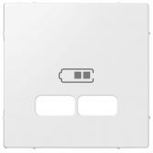 SM ЦЕНТР. НАКЛАДКА для USB, ПОЛ. БЕЛЫЙ (MTN4367-0319) - артикул MTN4367-0319