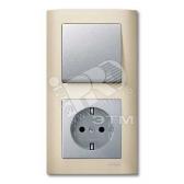 M-ARC Рамка 2 поста песочная - артикул MTN485270