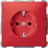 Механизм розетки Schuko рубиновый для спец.цепей - артикул MTN2300-4006