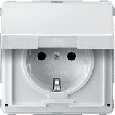 МЕХ. РОЗ.SCHUKO С КРЫШКОЙ С З/Ш,БЕЛЫЙ | MTN2310-7219 | Schneider Electric - артикул MTN2310-7219