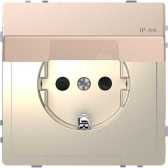 D-Life РОЗЕТКА 16А с з/к и крышкой IP44, ШАМПАНЬ , SD | MTN2314-6051 | Schneider Electric - артикул MTN2314-6051