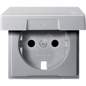 ЦЕНТР.ПЛАТА С КР.Д/МЕХ.РОЗ.SCHUKO АЛЮМ | MTN2340-0460 | Schneider Electric - артикул MTN2340-0460