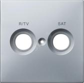 Центральная плата с маркировкой R/TV+SAT сталь - артикул MTN299660