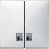 2 КЛАВИШИ С ОКНОМ ПОДСВ БЕЛ | MTN413519 | Schneider Electric - Schneider Electric, артикул MTN413519