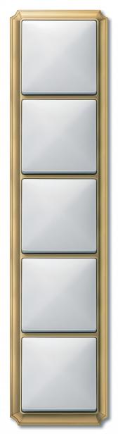 РАМКА Х5, ЗОЛОТО | MTN483521 | Schneider Electric - артикул MTN483521