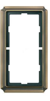 Рамка 2 поста без перегородки ANTIQUE античная латунь - артикул MTN483843