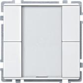 SD Выключатель двухкнопочный PLUS белый - артикул MTN628119