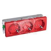РОЗЕТКА Х3 45 2P+E ШТОР БЛОК ИНД КРАС - артикул ALB45267
