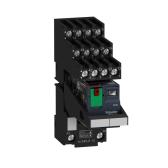 Комплект из реле, колодки, скобы, маркировки, 4С/О, 6А, ~24В - артикул RXM4AB2B7PVS