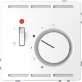 D-Life ТЕРМОРЕГУЛЯТОР с центр. пл. с выкл.230В, БЕЛ. ЛОТОС, SD | MTN5760-6035 | Schneider Electric - артикул MTN5760-6035