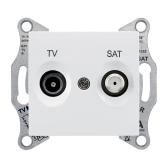 Sedna Розетка TV/SAT проходная 4dB в рамку белый - артикул SDN3401921