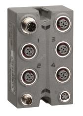 Аналоговый модуль IP 67, 4 входа RTD, 12 бит, разъемы М12 - Schneider Electric, артикул TM7BAI4TLA