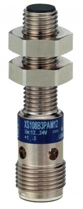 ИНДУКТИВНЫЙ ДАТЧИК М8Sn=2ММ М12 12-24 VDC - Schneider Electric, артикул XS108B3PAM12