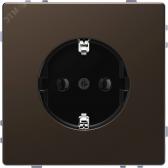 Розетка D-Life 16А с заземляющим контактом без    шторок мокко SD (MTN2301-6052) - артикул MTN2301-6052
